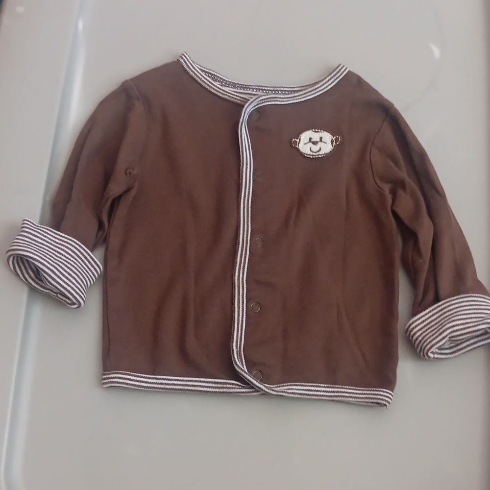 Soft knit snap-up cardigan
